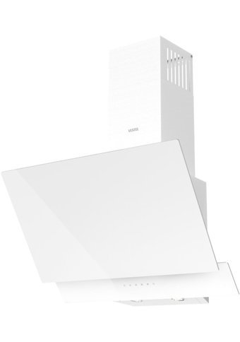 Vestel AD-63330 B 60 cm Cam Yüzey Karbon Filtreli Bacalı Duvar Tipi Davlumbaz Beyaz