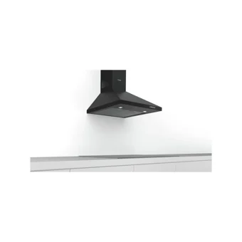 Bosch DWP64CC60T 60 cm Metal Yüzey Bacalı-Bacasız Duvar Tipi Davlumbaz Siyah