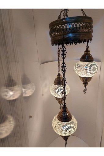Ferisa Home Tekli Kahverengi Rustik Ahşap Salon-Oturma Odası Avize