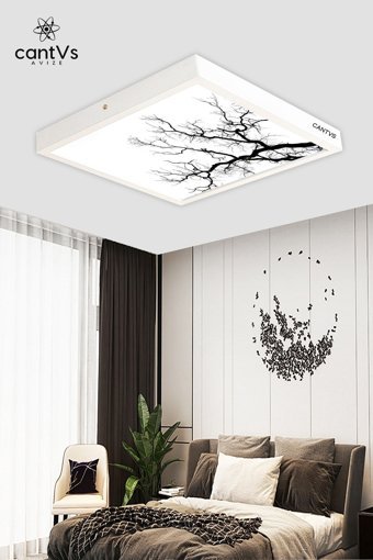Burenze 4'lü Sarı Çubuklu Modern Metal Salon-Oturma Odası Avize