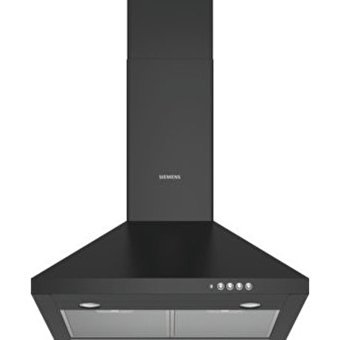 Siemens LC64PCC60T 60 cm Metal Yüzey Bacalı-Bacasız Duvar Tipi Davlumbaz Siyah