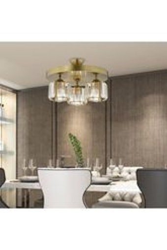 Apliqa Rosalina 6'lı Siyah Sarkıt Modern Metal Salon-Oturma Odası Avize