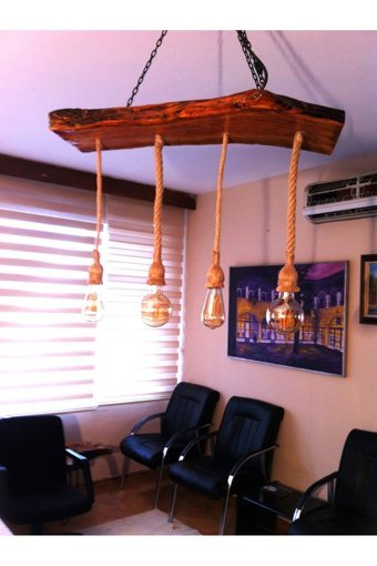 Belezahome Bulutlar Tekli Çok Renkli Sarkıt Modern Kumaş Bebek-Çocuk Odası Avize