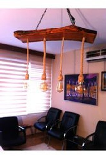Belezahome Bulutlar Tekli Çok Renkli Sarkıt Modern Kumaş Bebek-Çocuk Odası Avize