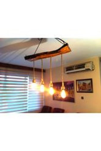 Belezahome Bulut Tekli Çok Renkli Sarkıt Modern Kumaş Bebek-Çocuk Odası Avize