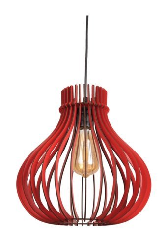 Turkish Rattan Tekli Kahverengi Sarkıt Modern Bambu Salon-Oturma Odası Avize