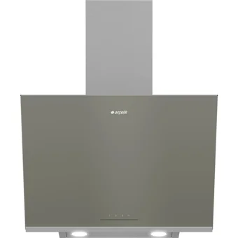 Arçelik ADE 606 G 60 cm Cam Yüzey Karbon Filtreli Bacalı-Bacasız Duvar Tipi Davlumbaz Gri