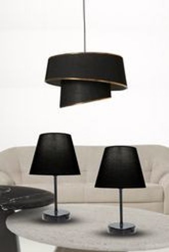 Avizemoda 6'lı Sarı Sarkıt Modern Alüminyum Salon-Oturma Odası Avize