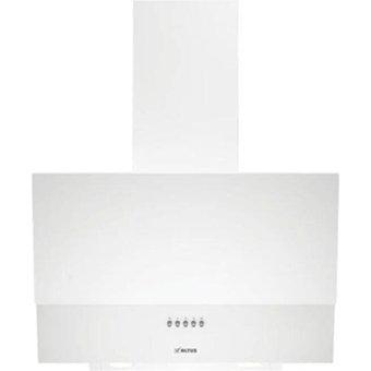 Altus ALA 540 W 210 W 60 cm Cam Yüzey Karbon Filtreli Bacalı-Bacasız Duvar Tipi Davlumbaz Beyaz