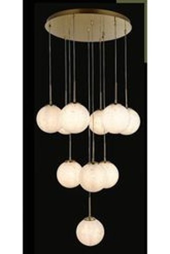 Voxlamp Lighting Solutions Tekli Kahverengi Plafonyer Modern Alüminyum Mutfak Avize