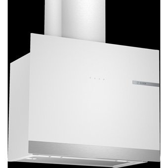 Bosch DWF67AK20T 272 W 60 cm Cam Yüzey Bacalı-Bacasız Duvar Tipi Davlumbaz Beyaz