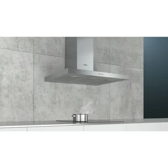 Siemens LC95BBC50T 90 cm Metal Yüzey Bacalı-Bacasız Duvar Tipi Davlumbaz Gri