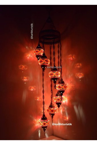 İnce Kristal Oval 3'lü Siyah Kristal Taşlı Modern Alüminyum Salon-Oturma Odası Avize