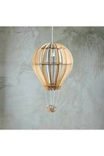 Het Concept 3 Tekli Gri Resimli Modern Kumaş Bebek-Çocuk Odası Avize