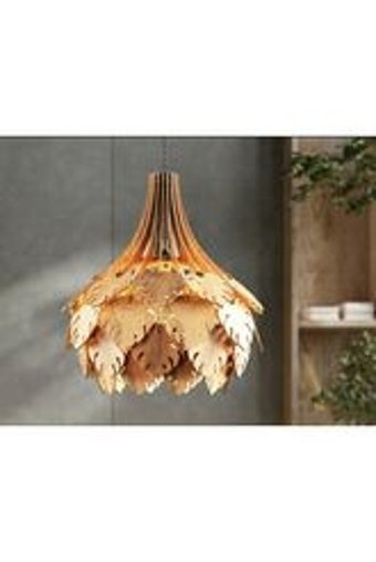 Het Concept 186 Tekli Gri Resimli Modern Kumaş Bebek-Çocuk Odası Avize