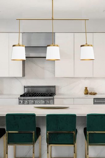 Modelight Mdl.2776 5'li Beyaz Sarkıt Modern Lazer Kesim Salon-Oturma Odası Avize