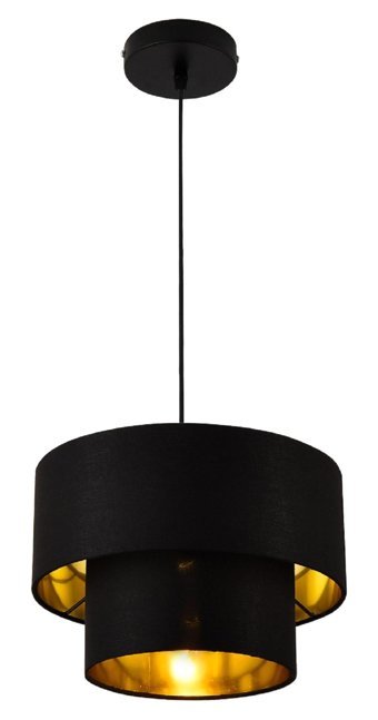 571 Store Tekli Siyah Modern Kumaş Antre-Hol Avize