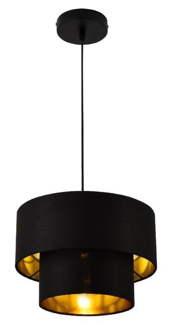 571 Store Tekli Siyah Modern Kumaş Antre-Hol Avize