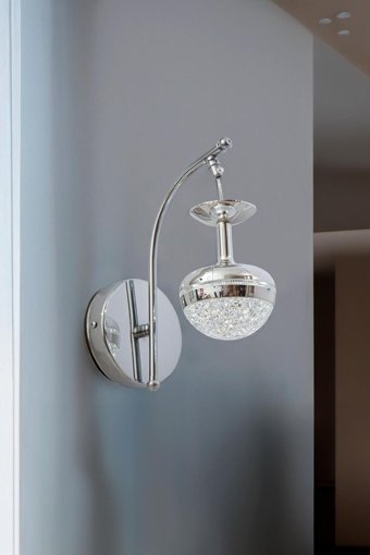 Rattam Pendant Tekli Pembe Sarkıt Modern Bambu Salon-Oturma Odası Avize