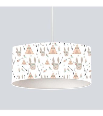 Catluz Tekli Beyaz Kare Modern Alüminyum Salon-Oturma Odası Avize