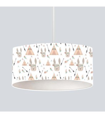 Catluz Tekli Beyaz Kare Modern Alüminyum Salon-Oturma Odası Avize