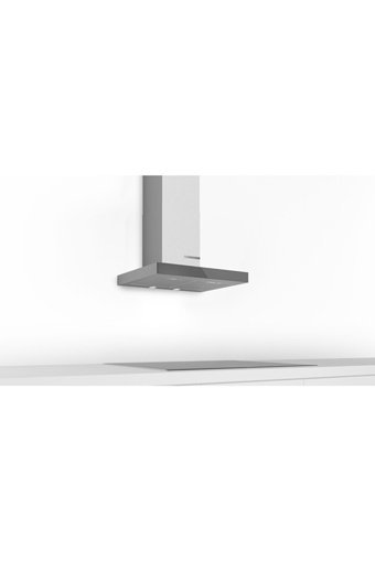 Bosch DWB67BK60 60 cm Metal Yüzey Bacalı-Bacasız Duvar Tipi Davlumbaz Siyah