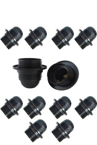 Etsylight 3'lü Siyah Cam Modern Cam Salon-Oturma Odası Avize