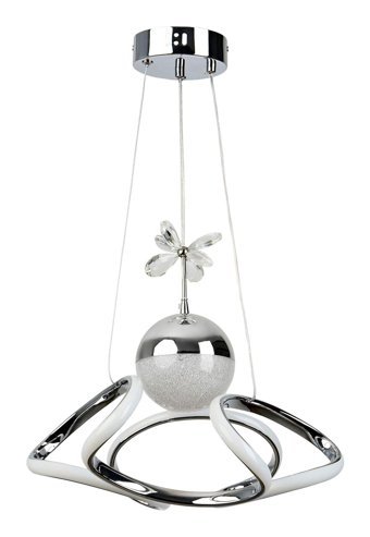 Özcan Aydınlatma 2804-1A-04 Gunn Tekli Kırmızı Sarkıt Modern Metal Salon-Oturma Odası Avize