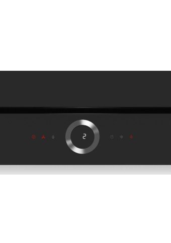 Bosch DWF97RV60 146 W 90 cm Cam Yüzey Bacalı-Bacasız Duvar Tipi Davlumbaz Siyah