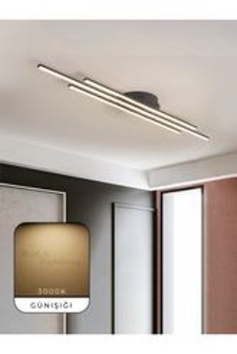 Pixiperi Tekli Bej Sarkıt Modern Bambu Salon-Oturma Odası Avize