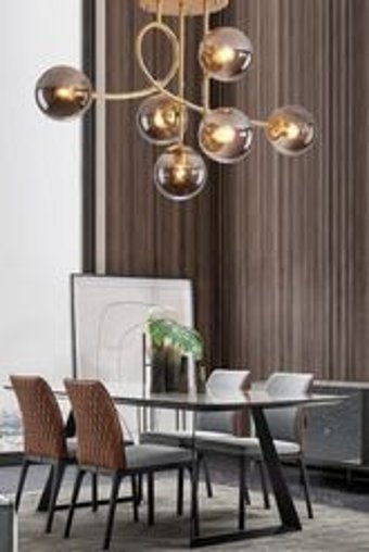 Noas Yl78-3100 Tekli Bej Ledli Modern Lazer Kesim Salon-Oturma Odası Avize