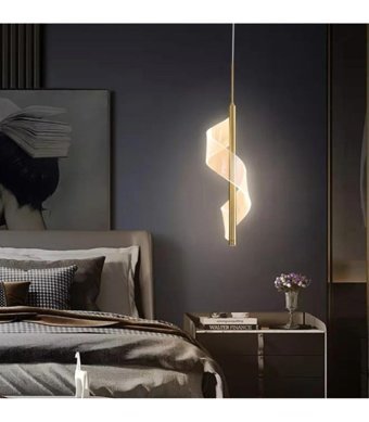 Bsa Lıghtıng Delta 3'lü Siyah Cam Metal Salon-Oturma Odası Avize