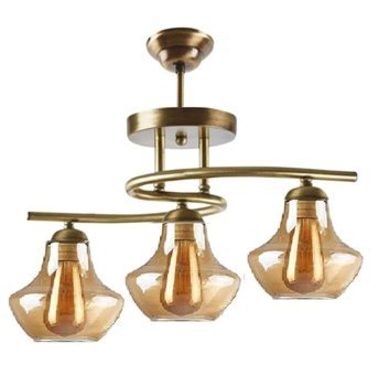 Eyshop Tekli Beyaz Kristal Taşlı Modern Alüminyum Salon-Oturma Odası Avize