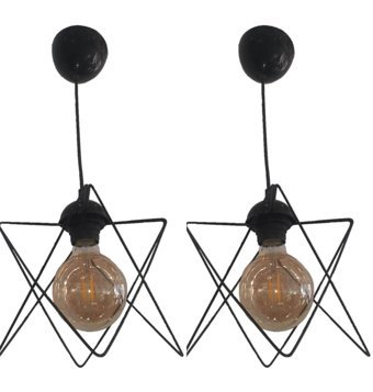Retro Home Design Rafya Tekli Bej Hasır Rustik Hasır Salon-Oturma Odası Avize
