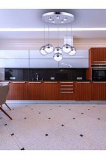 Vonalight 5'li Metalik Sarkıt Modern Alüminyum Salon-Oturma Odası Avize