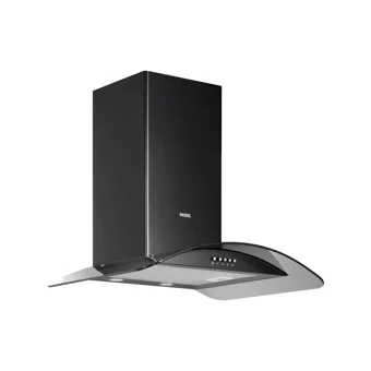 Vestel AD-6011 S 60 cm Cam Yüzey Bacalı Duvar Tipi Davlumbaz Siyah