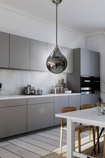 Belezahome Tekli Çok Renkli Sarkıt Klasik Kumaş Bebek-Çocuk Odası Avize