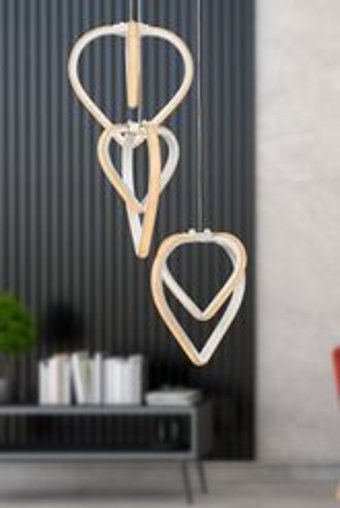 Begüsa Günce 5'li Siyah Metal Eskitme Metal Salon-Oturma Odası Avize