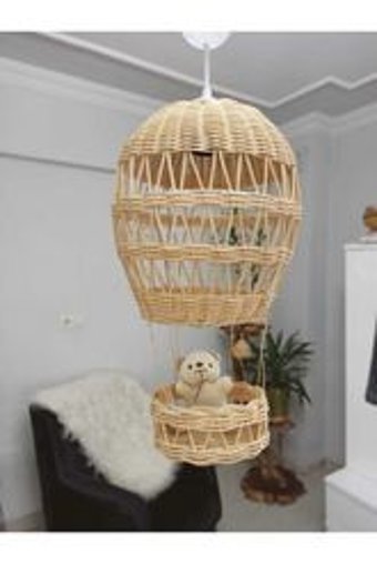 Burenze 6'lı Altın Kristal Taşlı Modern Metal Salon-Oturma Odası Avize