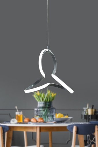Öztürk Tekli Bej Metal Modern Alüminyum Salon-Oturma Odası Avize