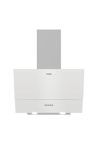 Altus ALA 535 W 60 cm Cam Yüzey Karbon Filtreli Bacalı-Bacasız Duvar Tipi Davlumbaz Beyaz