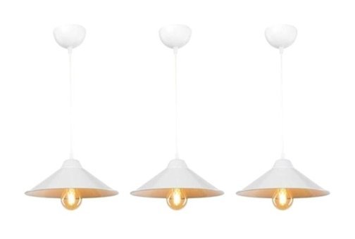 Naturel Lighting Balle Tekli Turuncu Sarkıt Modern Halat Salon-Oturma Odası Avize