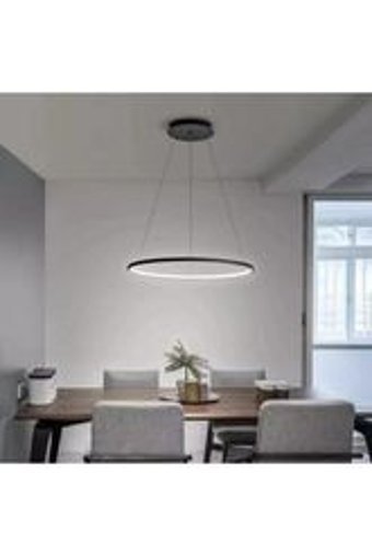 Nisaluce Tekli Metalik Metal Modern Cam Salon Avize