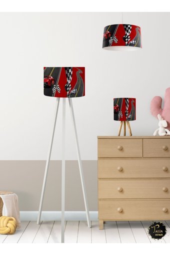 Seray Home Tekli Bej Sarkıt Modern Krom Bebek-Çocuk Odası Avize