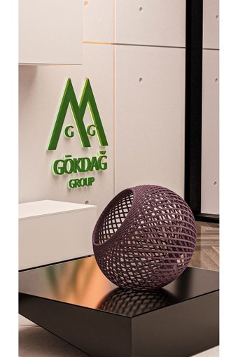 Modavize Lily 2'li Bal Küre Modern Cam Salon-Oturma Odası Avize