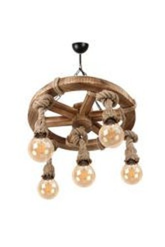 Woodhub 4'lü Gri Cam Modern Cam Antre-Hol Avize
