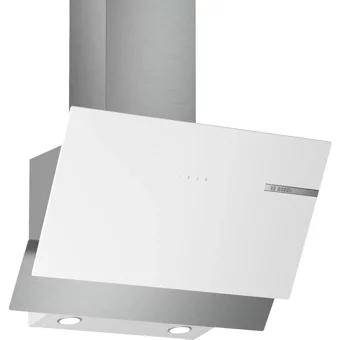 Bosch DWK65AD20R 60 cm Cam Yüzey Bacalı-Bacasız Duvar Tipi Davlumbaz Beyaz