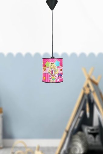 Ufuk Store Tekli Kırmızı Plastik Modern Plastik Genç Odası Avize