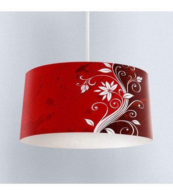 Bambaşka Moda Bmav-068 Tekli Çok Renkli Modern Kumaş Bebek-Çocuk Odası Avize