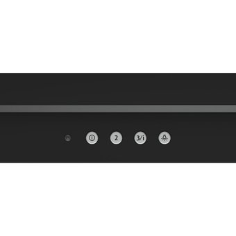Profilo DVG6D660 60 cm Metal Yüzey Bacalı-Bacasız Duvar Tipi Davlumbaz Siyah